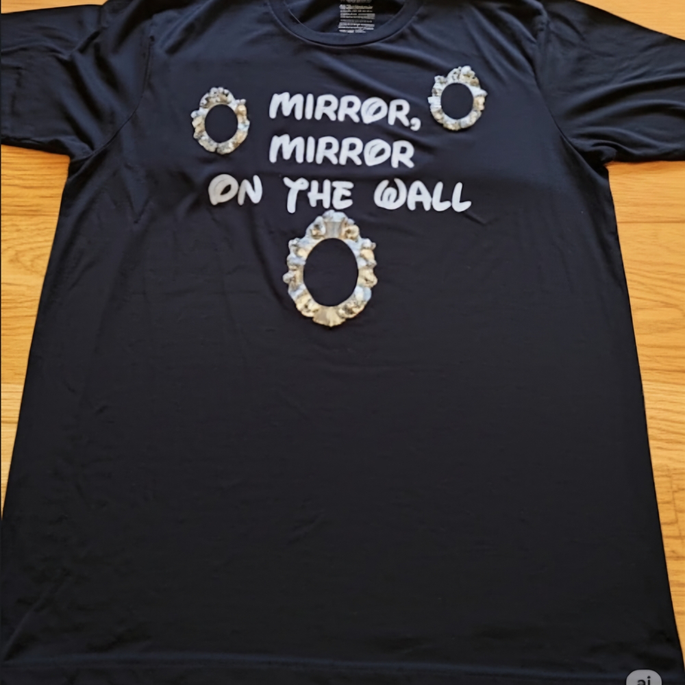 Bella Canvas Midnight Black T-Shirt Snow White